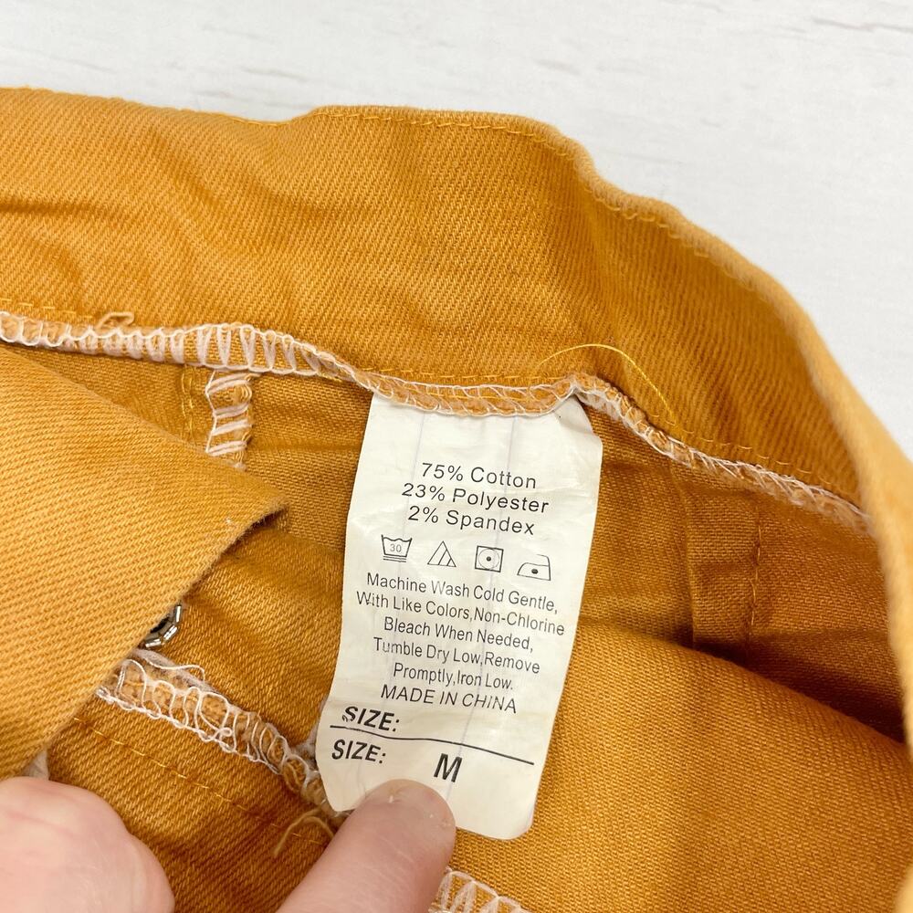 Vintage Orange Tie Mini Skirt - Size M - Picture 6 of 8